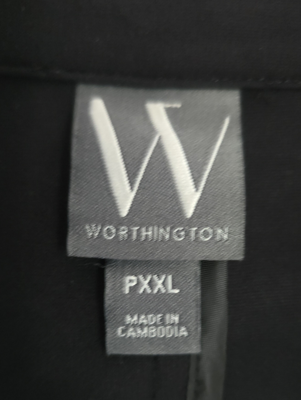 WORTHINGTON BRAND WOMEN'S PETITE PLUS BLACK OPEN BLAZER SIZE PXXL - Picture 16 of 17